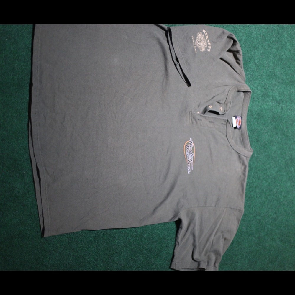 Harley Davidson Quarter Button Up